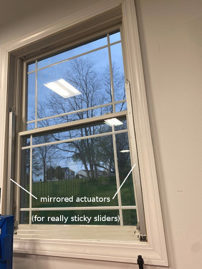 12v slider for single-hung and double-hung windows
