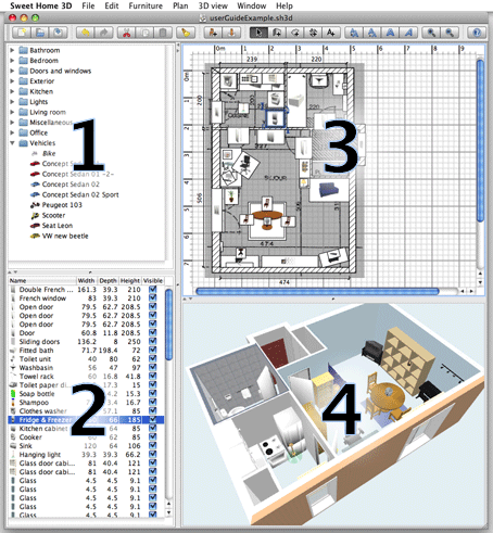 Raspberry Pi® home automation 3D plan views with Sweet Home 3D
