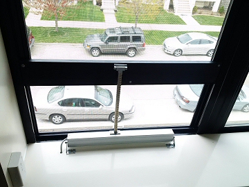 zwave window openers for vertical slider single hung windows