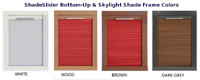 skylight and bottom-up blind frame colors for ShadeSlider