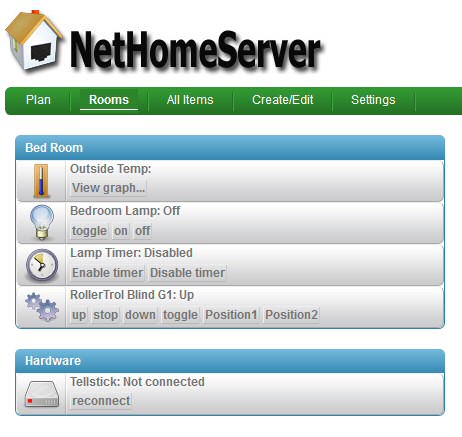 With OpenNetHome the Raspberry Pi® controls our blind motors, and makes a great automation hub