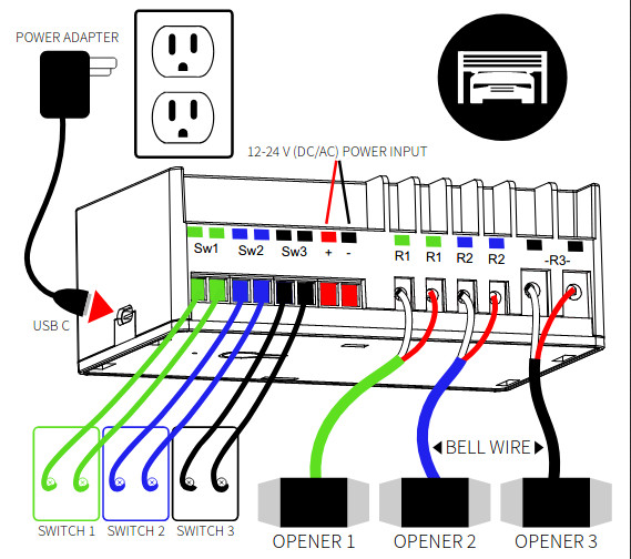 Single Coil Latching Relay Smart Switch Toggle