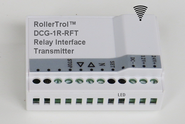 RF transmitter control of Arduino blind motors