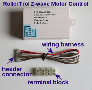 Remote Control Drapery Motor Kit, Z-Wave Option