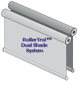 dual motorized shade using our mini motors