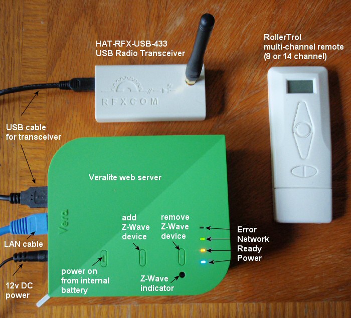 Vera and VeraLite-affordable home automation controllers for blinds, shades, and other devices