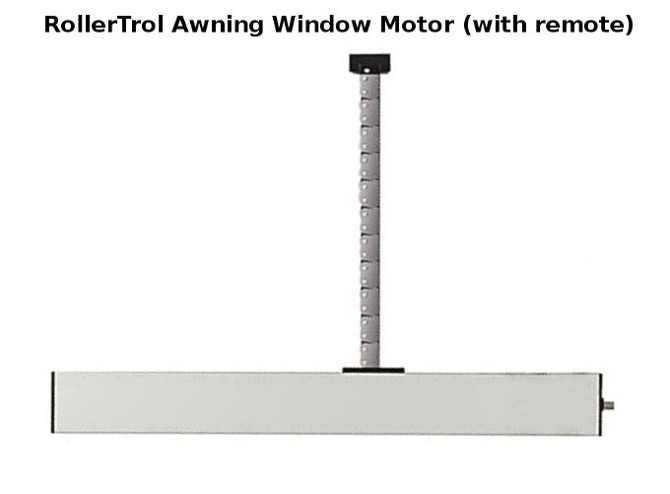 awning window closer with remote control