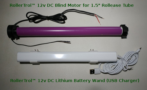 12v DC Radio Controlled Tubular Motors - G Series Wall Switches