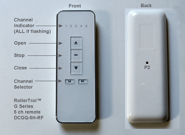 5 channel remote control + ALL