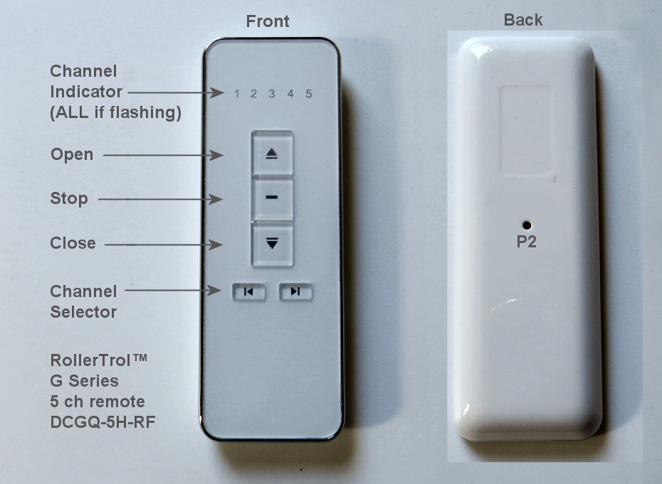 5 channel remote control + ALL