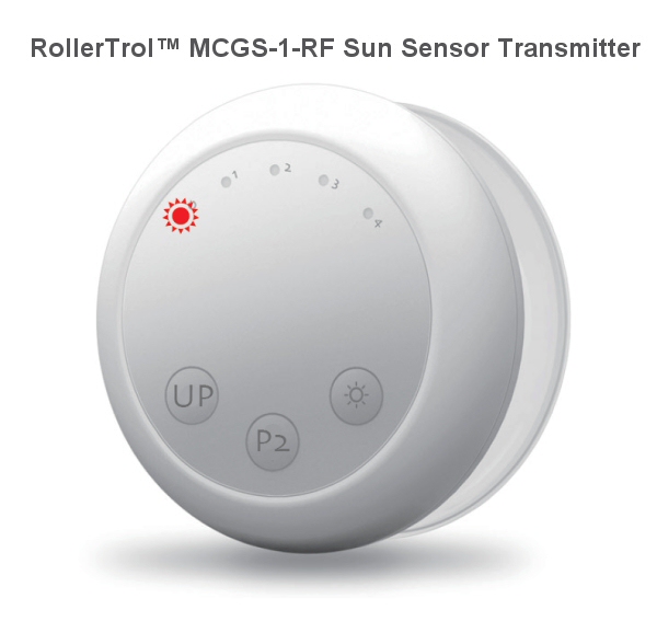 light sensor for blind and shade motors