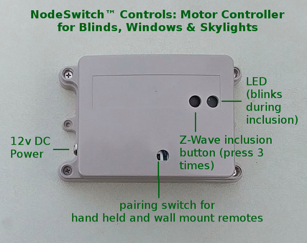 zwave single hung and double hung window motors