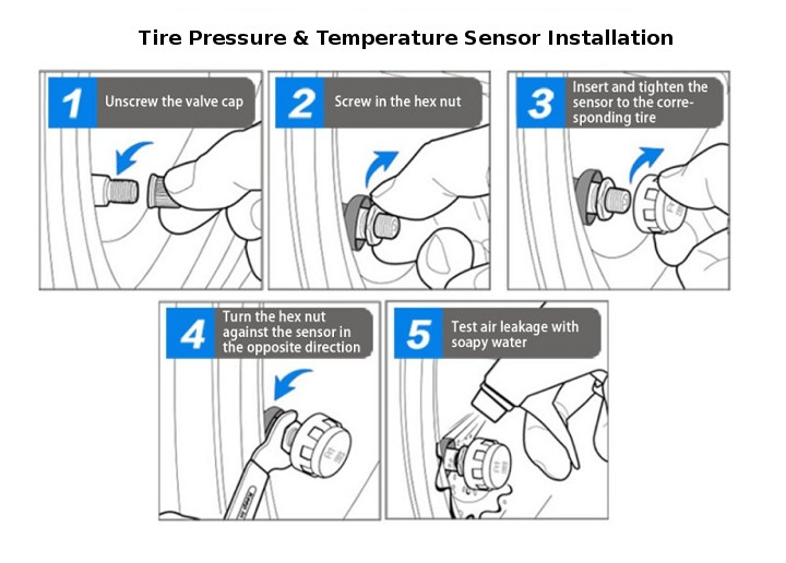 tire pressure sensor installation instructions