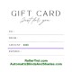 Gift Certificate - $300